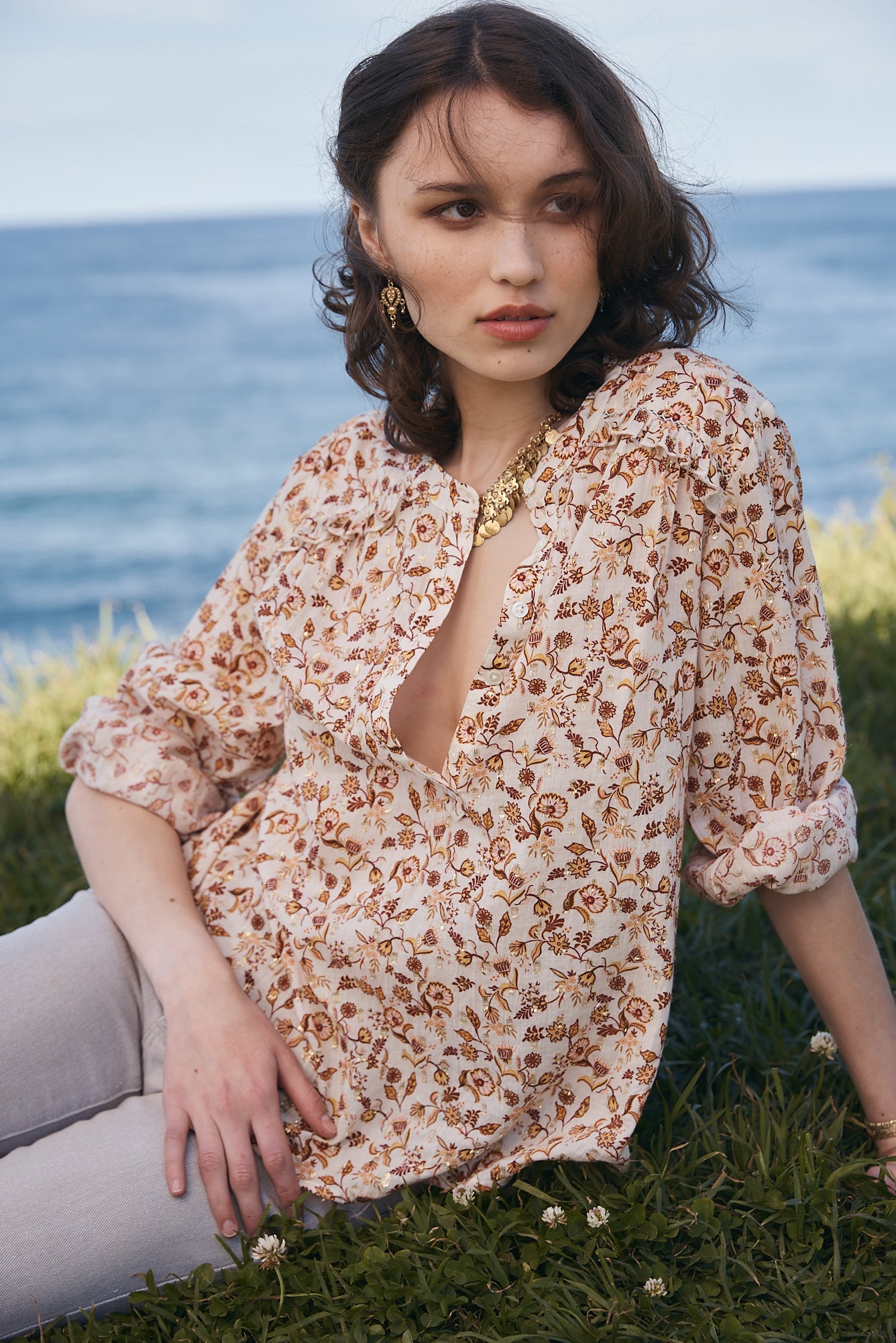 Delphine blouse Ecru